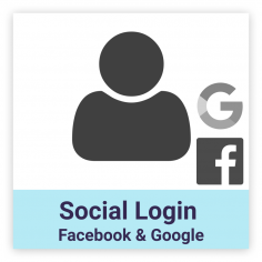 Facebook & Google social login